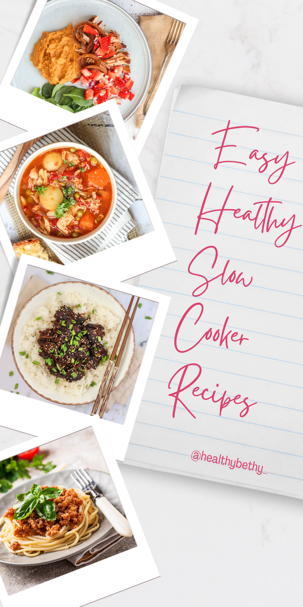 Easy Healthy Slow Cooker Recipes. Here are 4 delicious recipes if you're struggling for ideas. All take less than 10 minutes to prepare and have less than 400 calories.