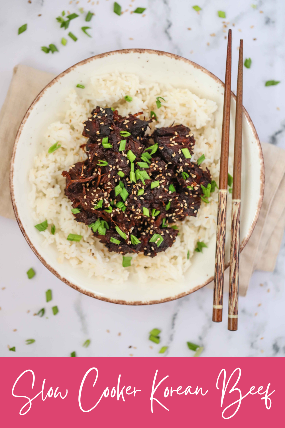 Slow cooker Korean Beef serving 8 this is a great meal prep recipe, or if you've got a big family. The tangy and tender beef will have even the fussiest eater asking for more.