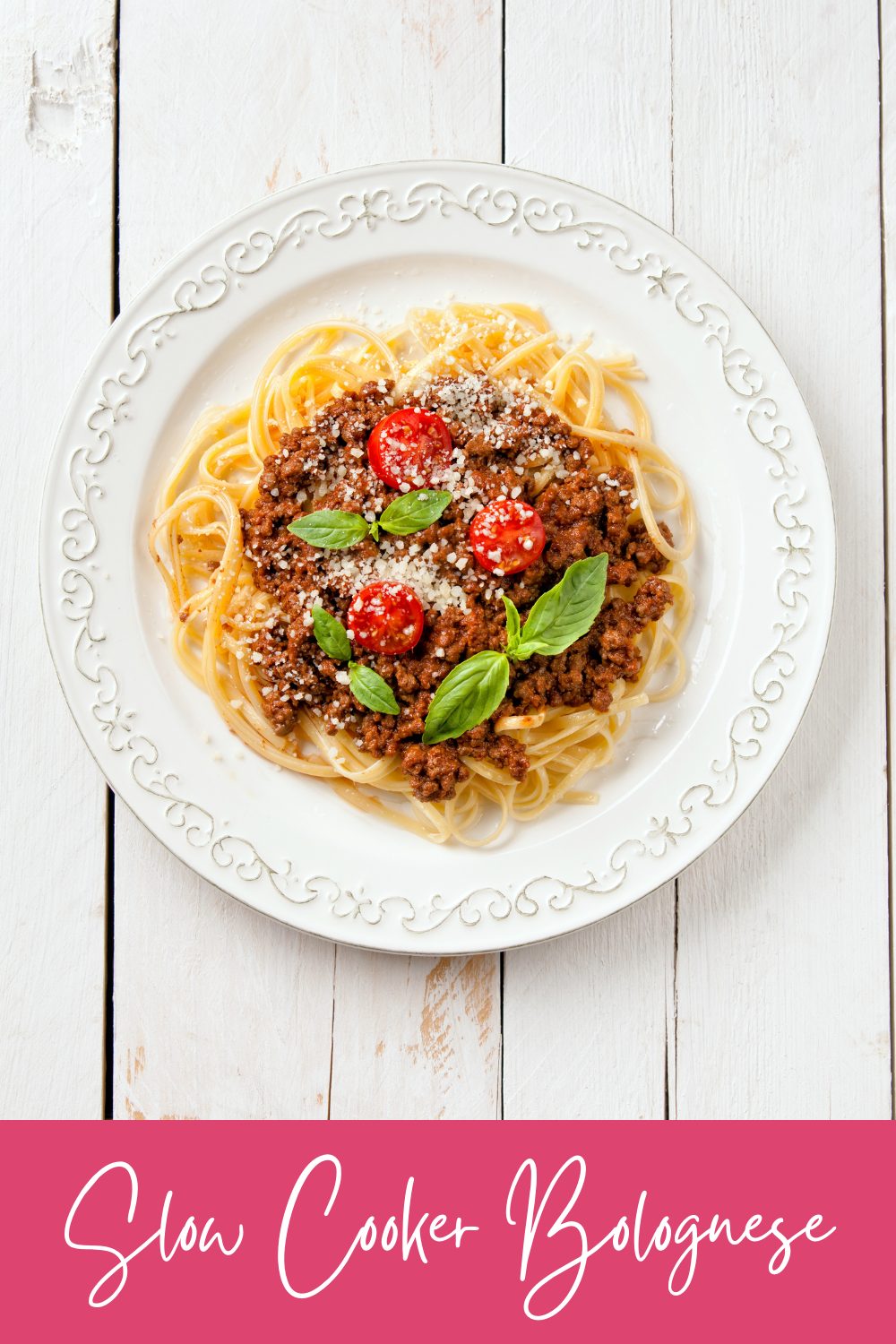Slow cooker Bolognese, it's an easy and versatile dish. Pack it with veggies and serve it with whatever you like.